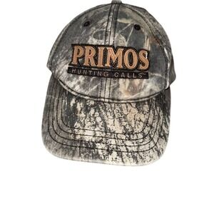 Primos Camo Cap Hat Adj Camouflage Embroider Logo paramount outdoor hunting duck